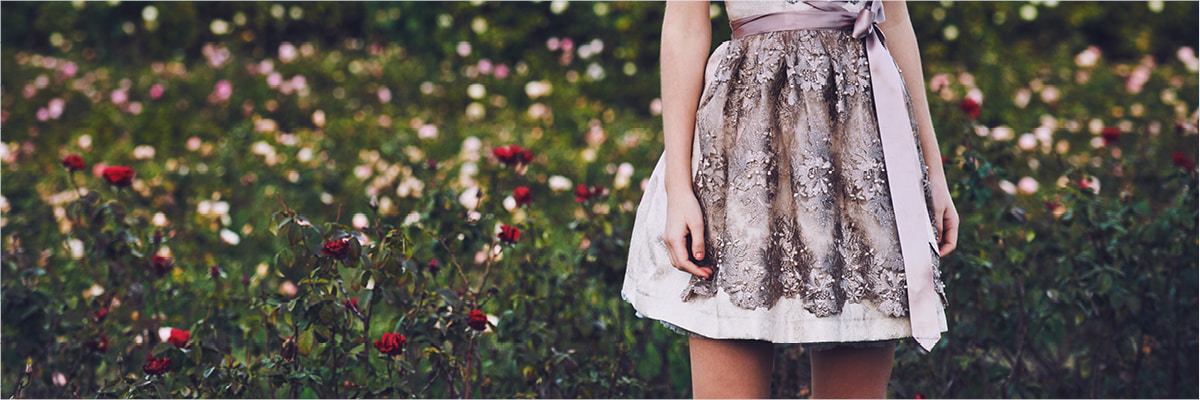 Dirndl mit Glitzerschürze Dirndl mit Glitzerschürze
