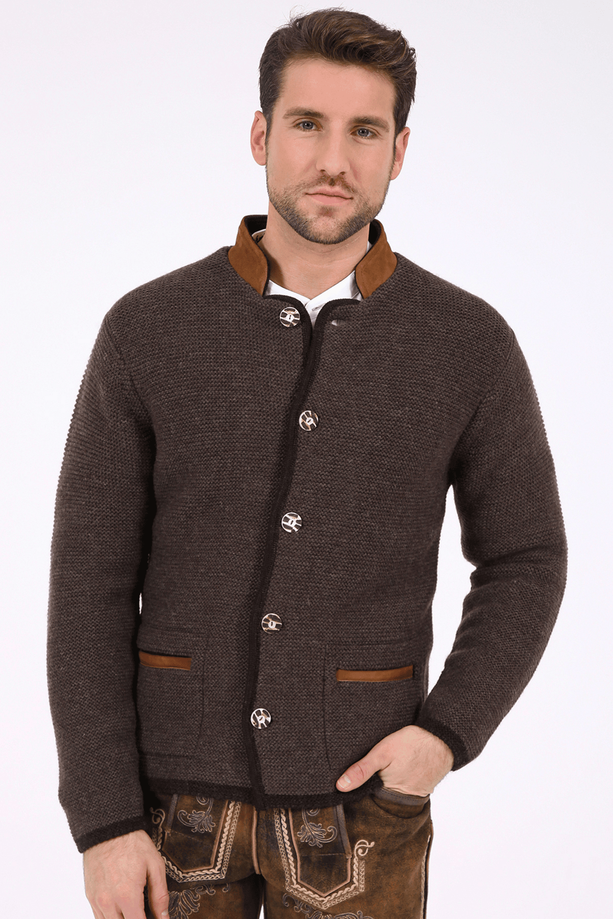 Trachtenjacke Titus in grau