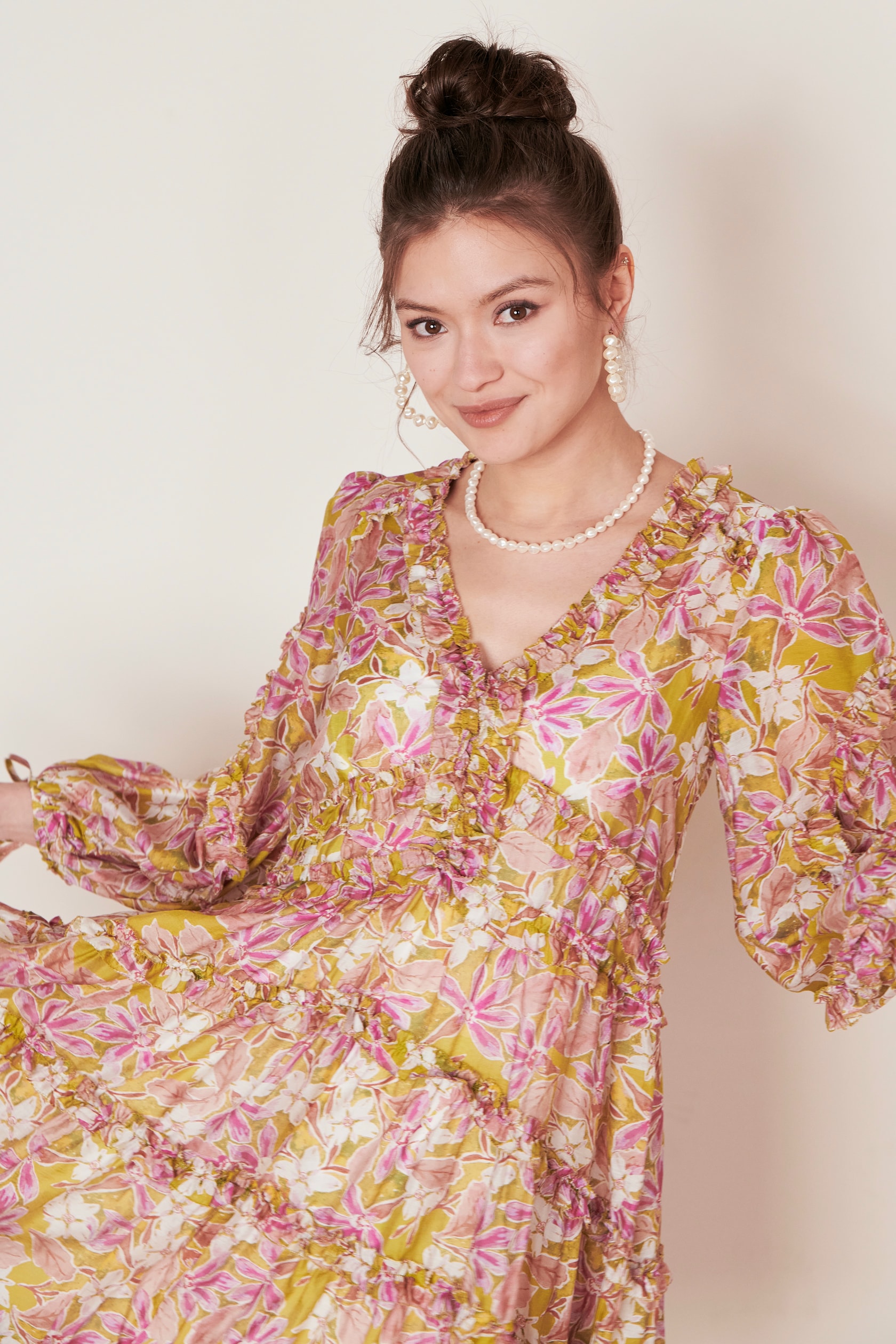 Kurzes volantkleid Clearance