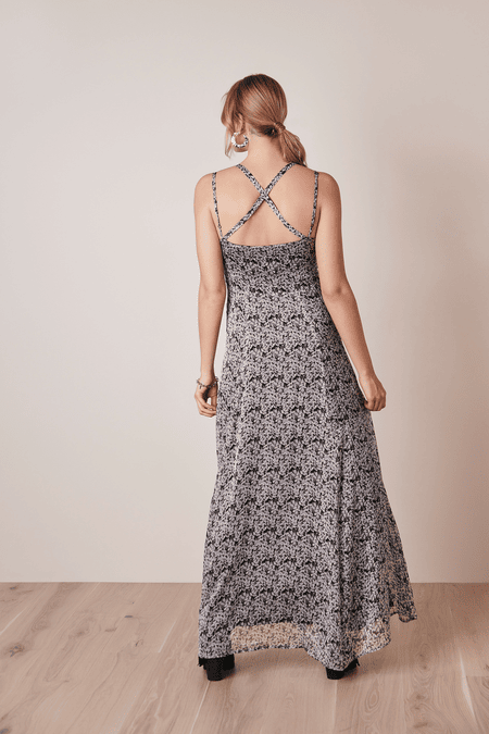 Trägerkleid mit Spitze