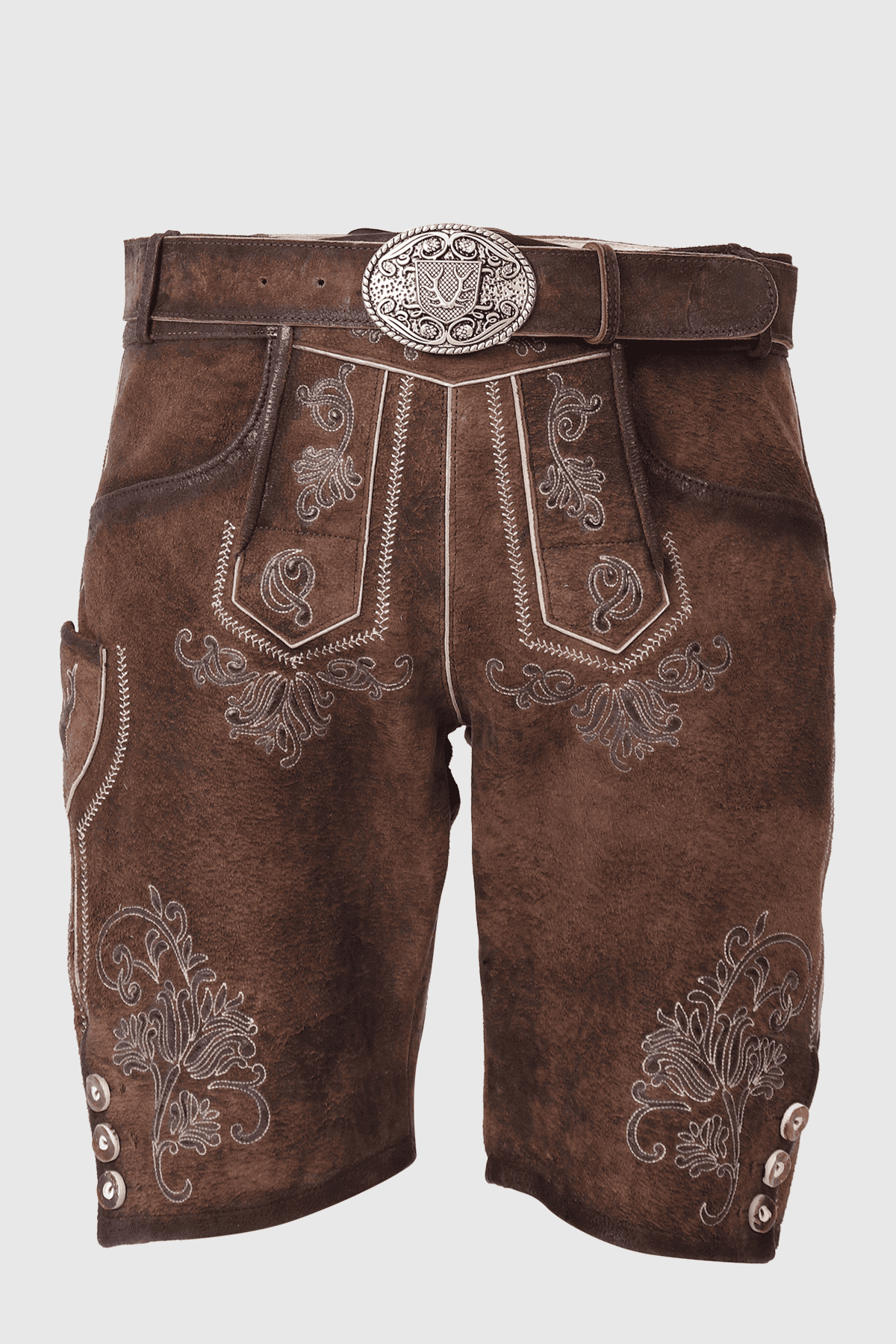 Lederhose Patrick mit Gürtel
