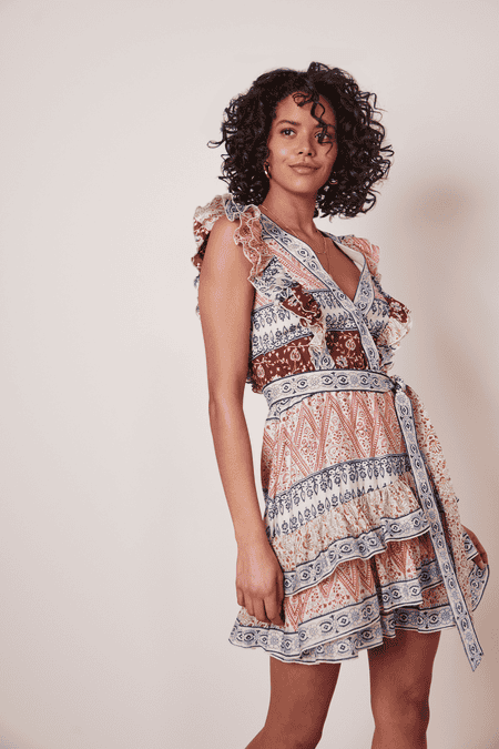 Sommerkleid mit Wickeloptik