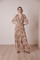 Florales Kleid mit Volants