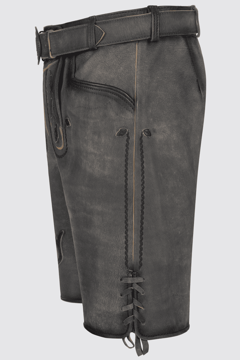 Lederhose Manuel mit Gürtel
