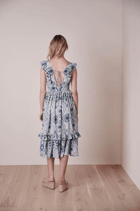 Midikleid mit Ornamenten