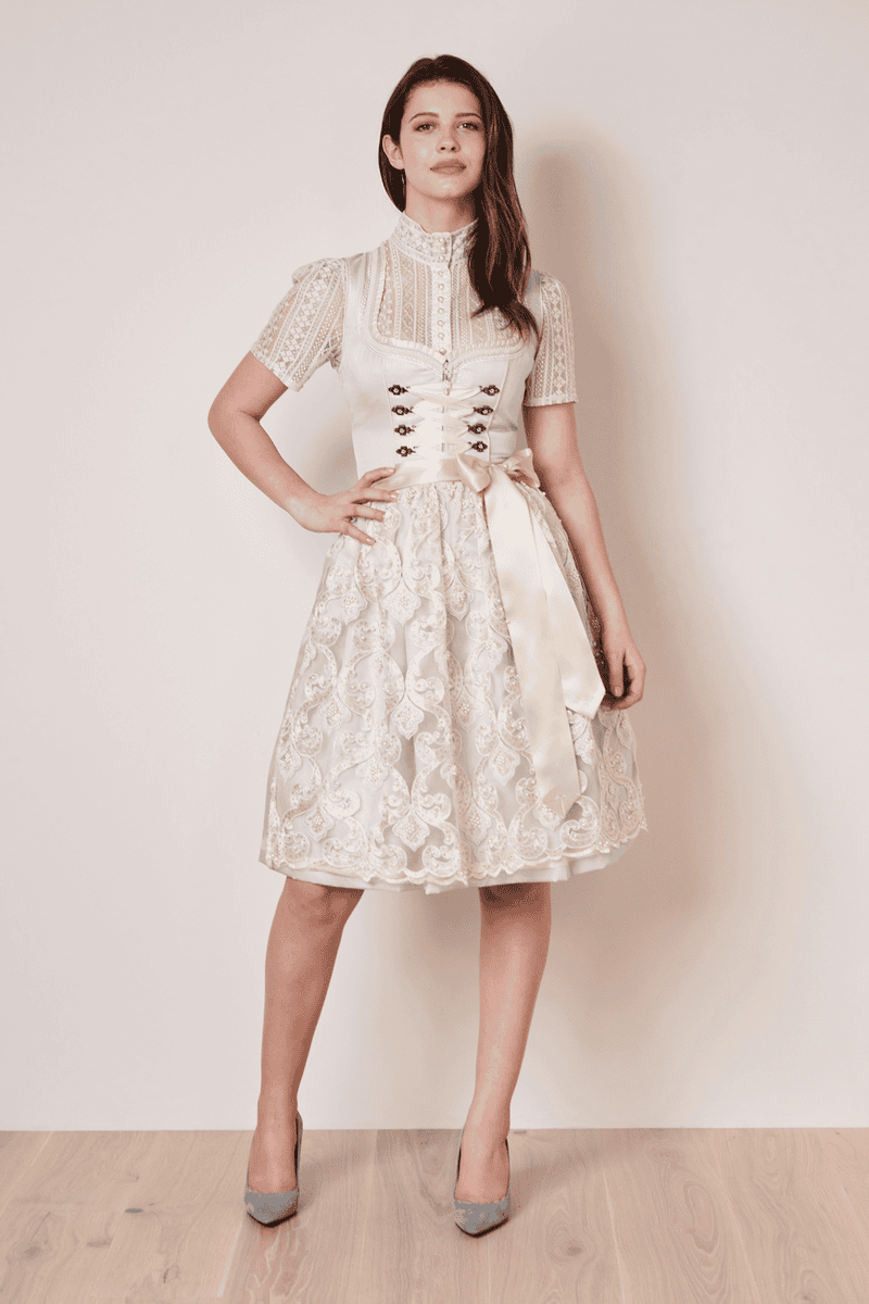 Dirndl Coraline blau