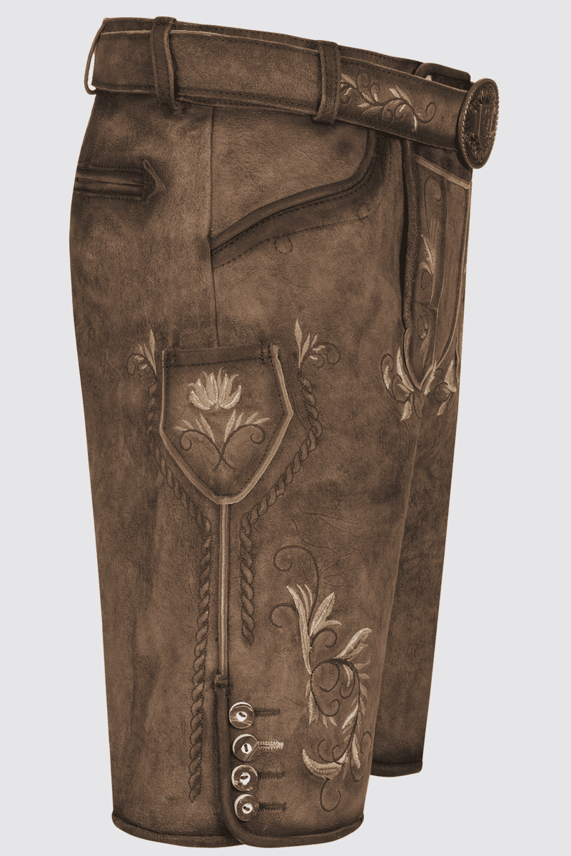 Lederhose Chris mit Gürtel