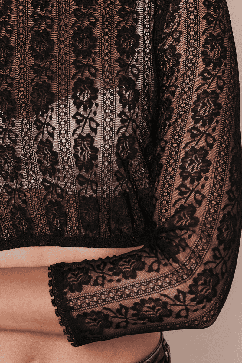 Dirndlbluse Nani schwarz main image 0