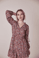 Kleid mit Zierknopfleiste