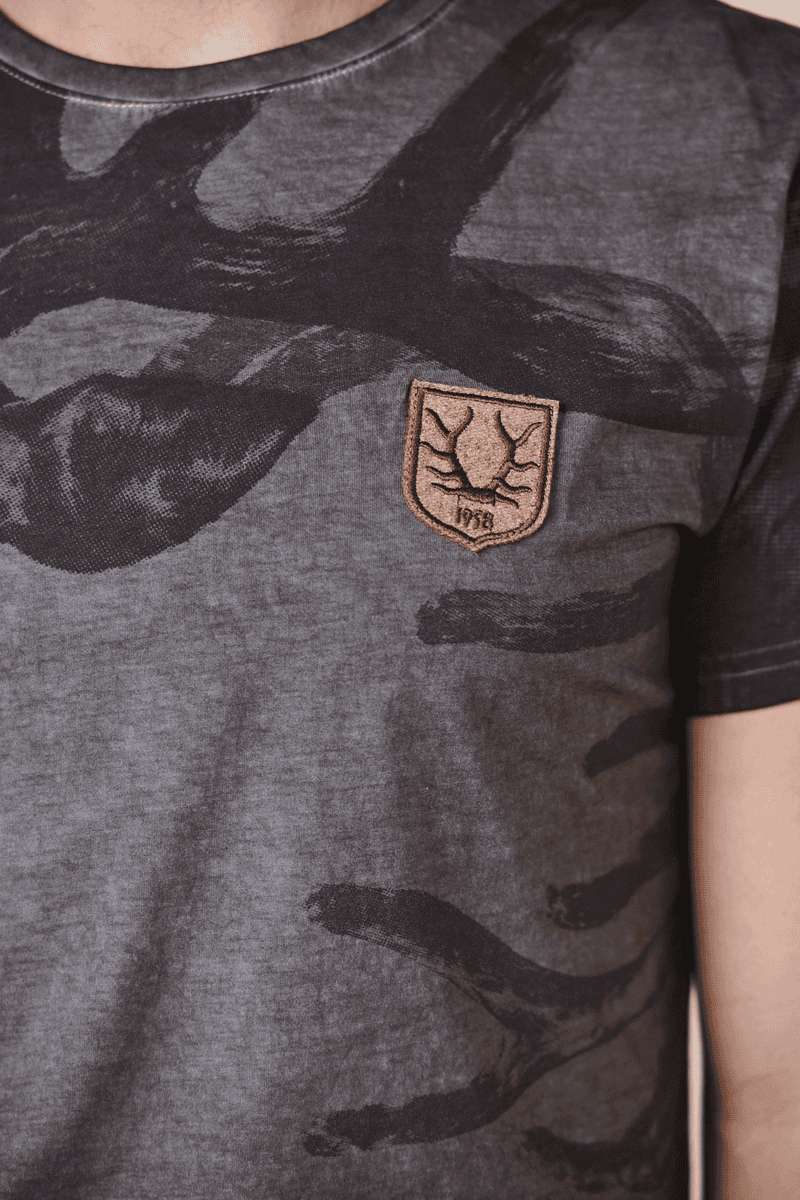 Trachten T-Shirt Hirschgeweih 