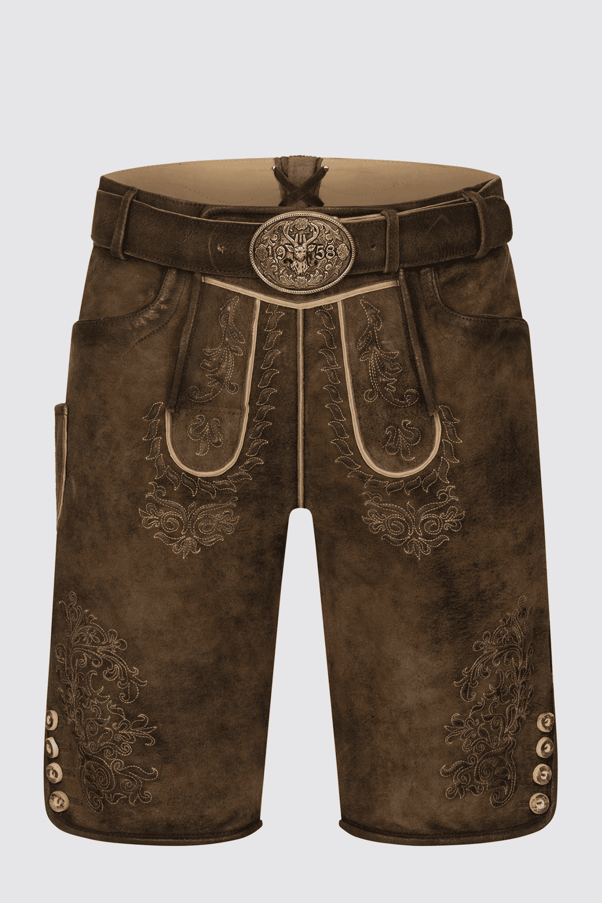 Lederhose Jochen mit Gürtel