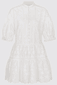 Spitzenbesticktes Hängerkleid