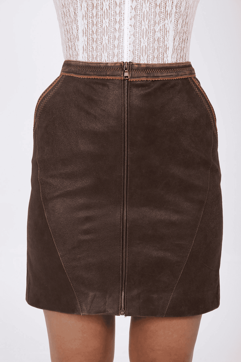 Leather skirt Samantha