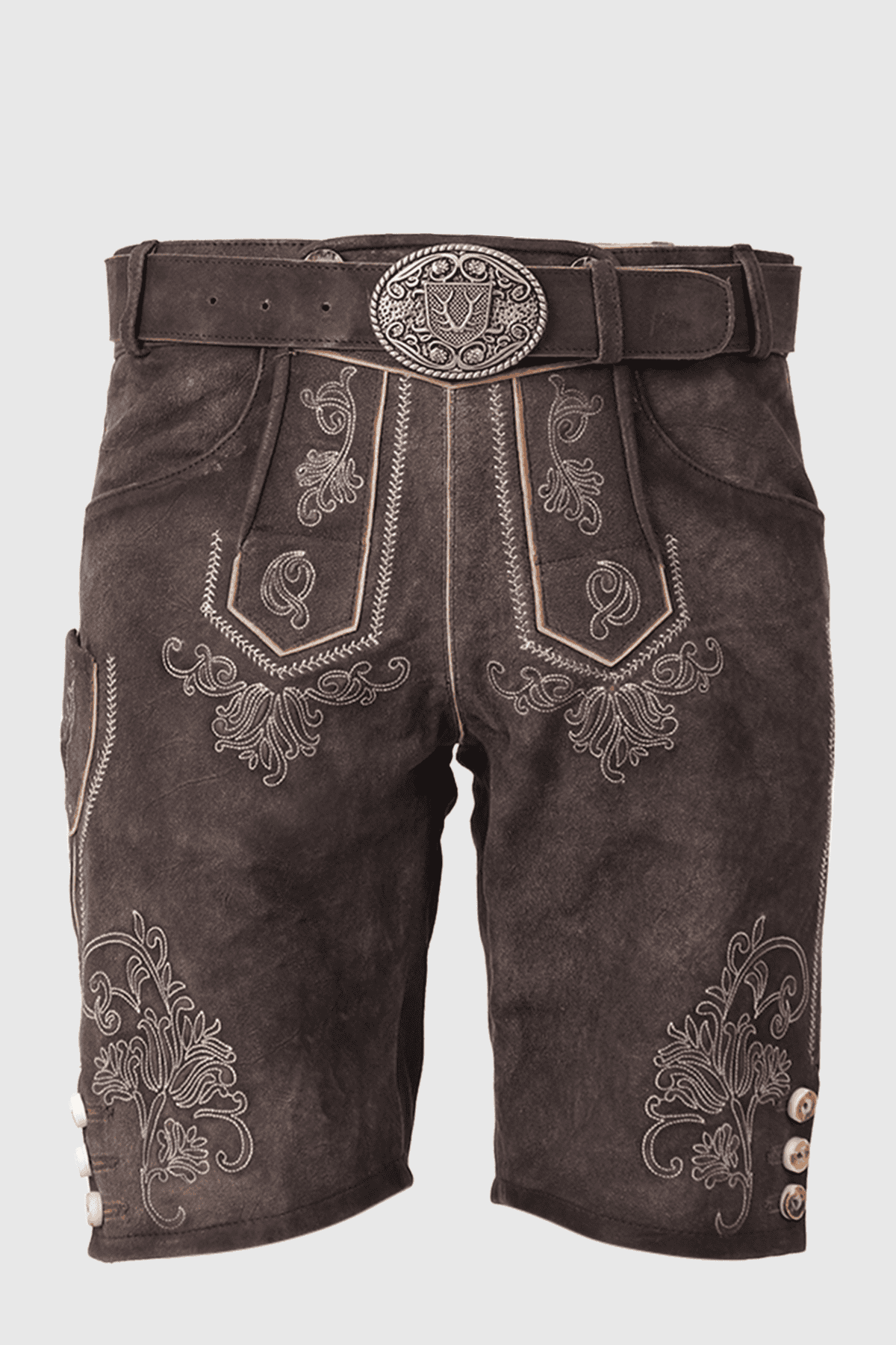 Lederhose Henry mit Gürtel