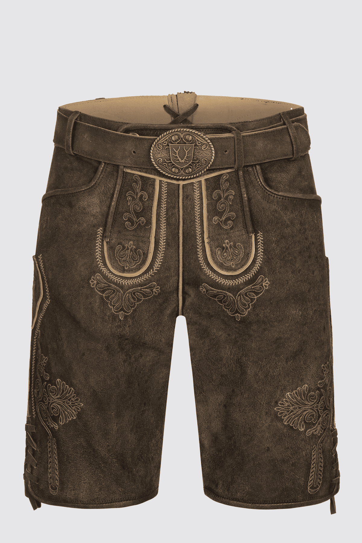 Lederhose Florian mit Gürtel