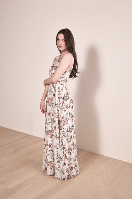 Maxikleid in Wickeloptik