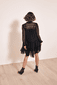 Gepunktetes Minikleid