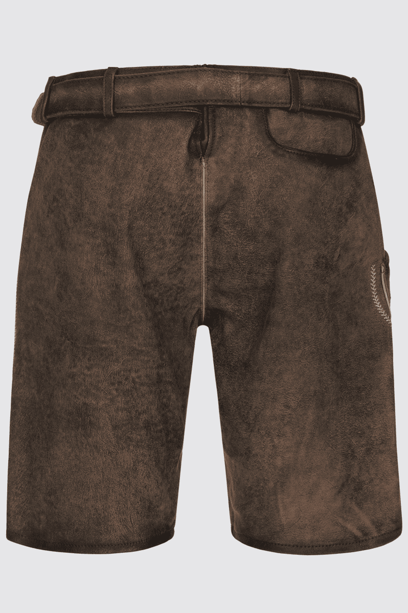 Lederhose Arijus mit Gürtel