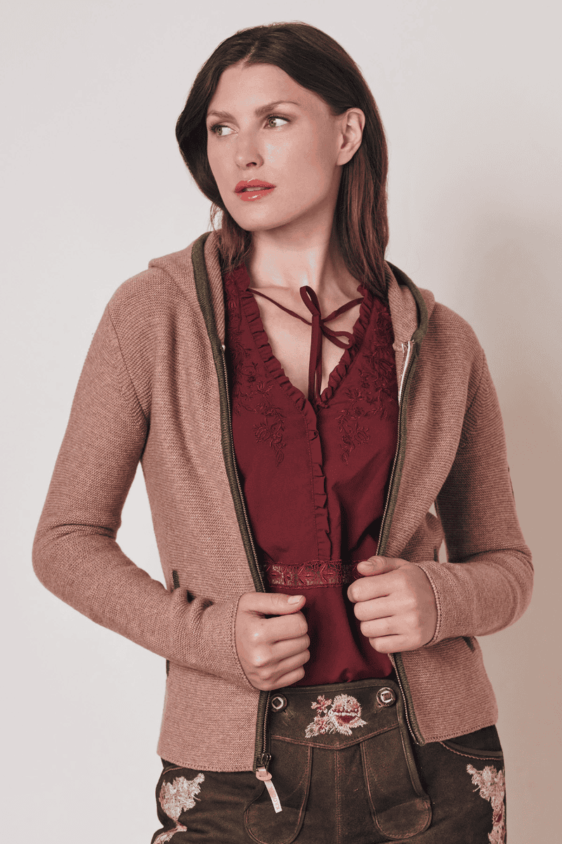 trachtenjacke kapuze damen