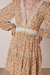 Florales Kleid mit Borten