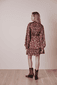 Minikleid mit Raffung