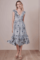 Midikleid mit Ornamenten
