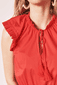 Luftiges Kleid mit Flügelärmel
