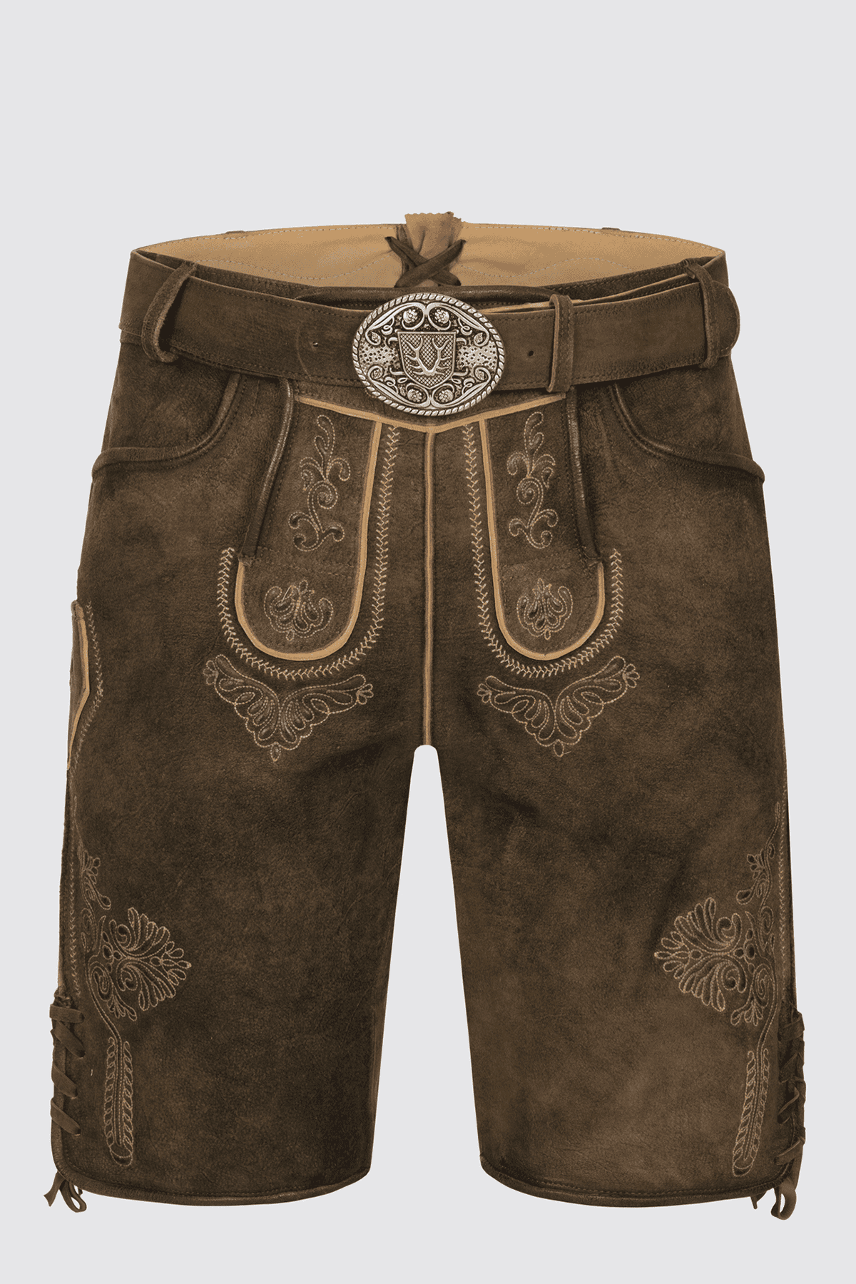 Lederhose Phileas mit Gürtel