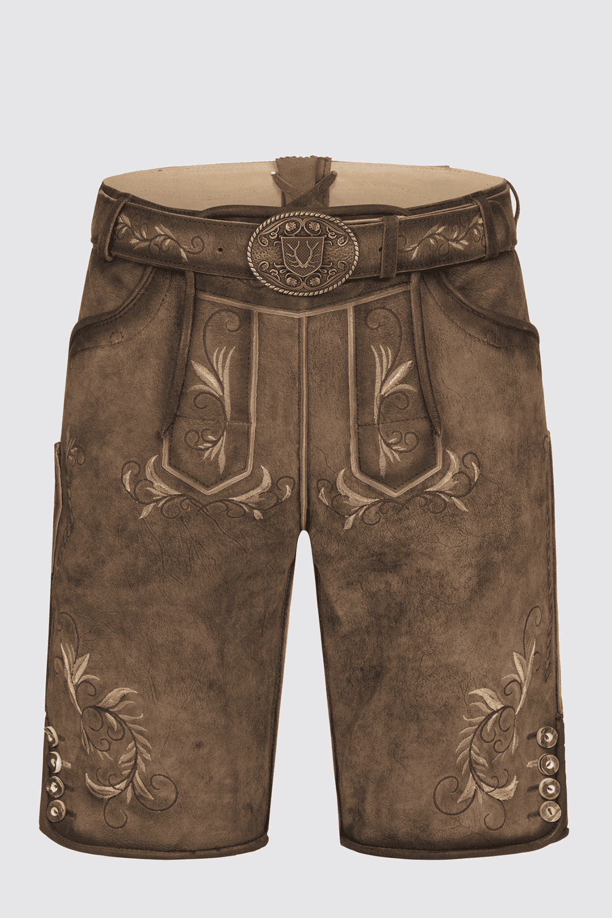 Lederhose Chris mit Gürtel