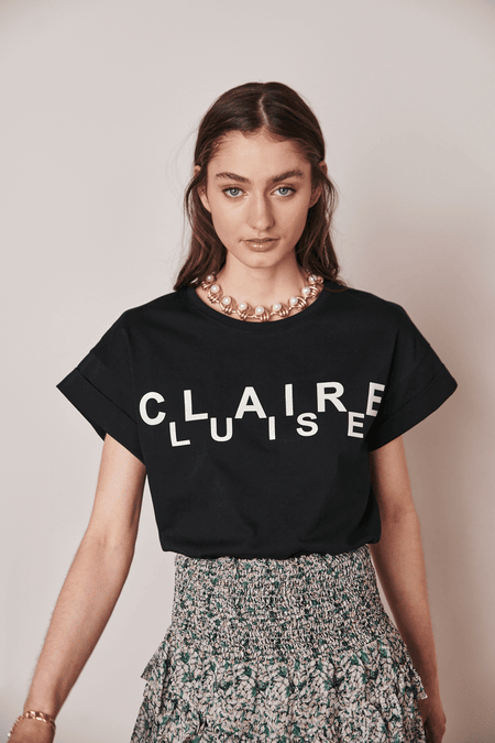 T-Shirt mit Logo-Print