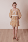 Florales Kleid mit Borten