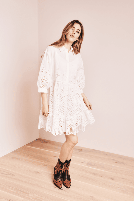 Hemdkleid mit Spitze