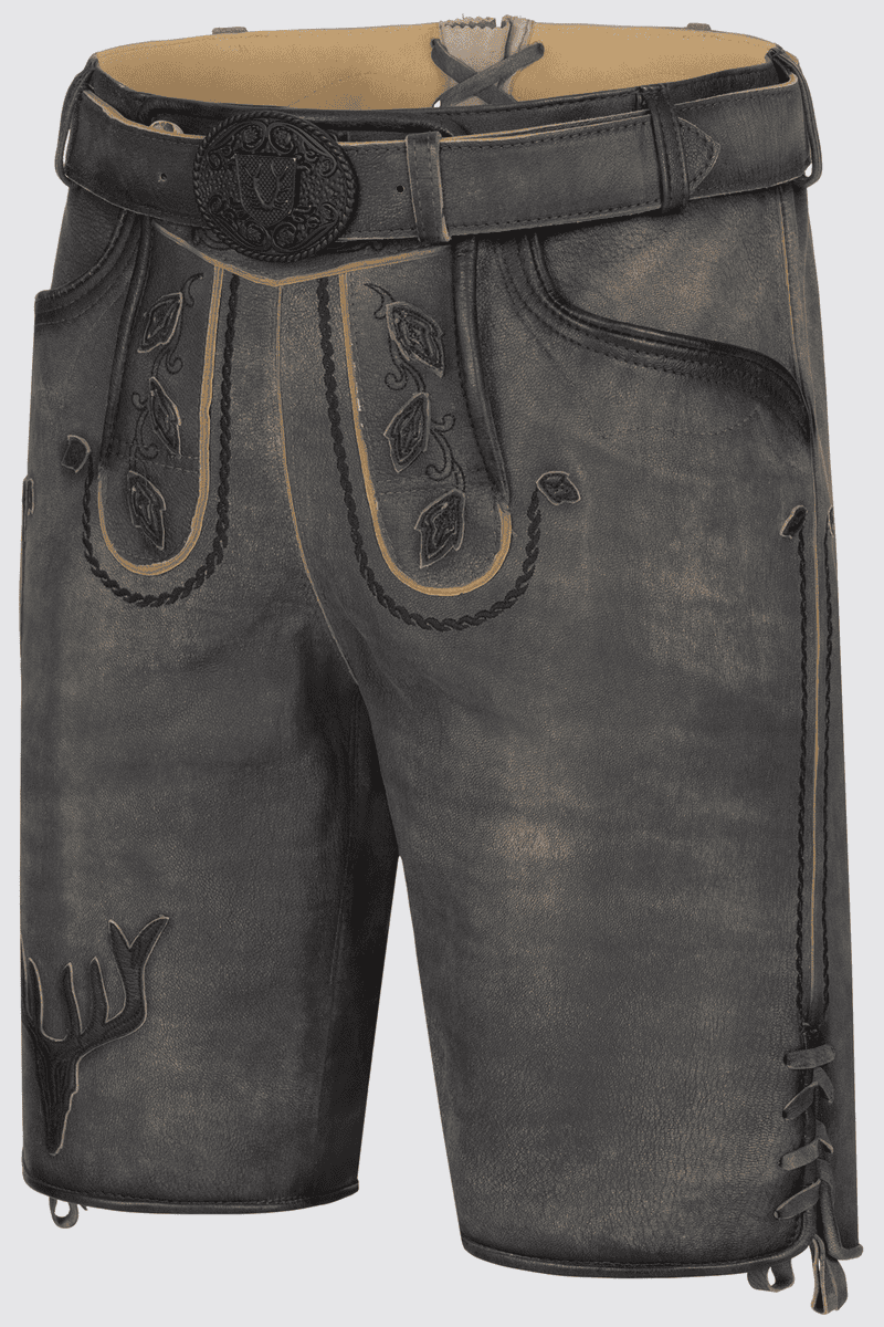 Lederhose Manuel mit Gürtel