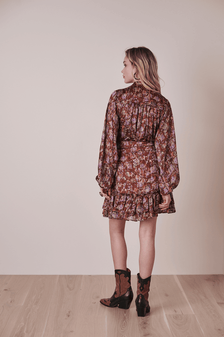 Minikleid mit Raffung
