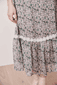 Langes Sommerkleid mit Borten
