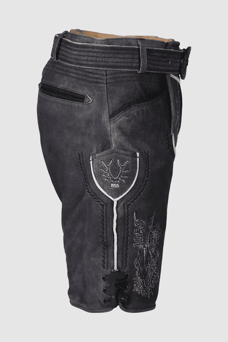Lederhose Timo mit Gürtel