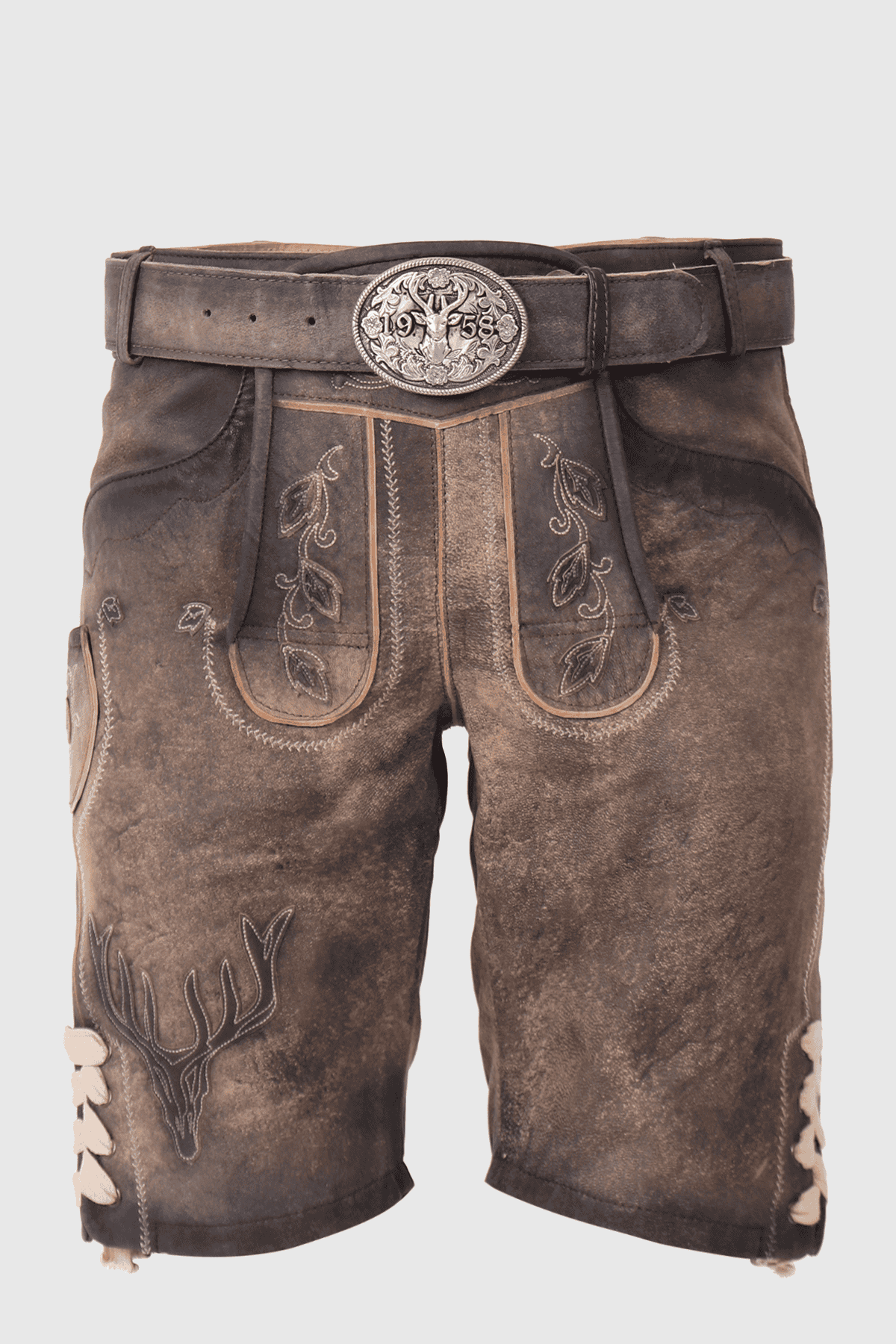 Lederhose Frank mit Gürtel