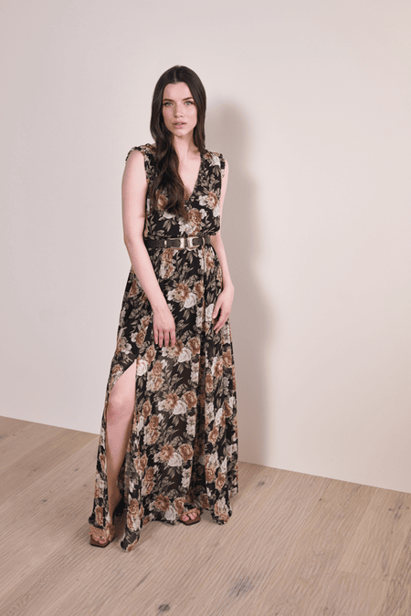 Langes Chiffon Sommerkleid