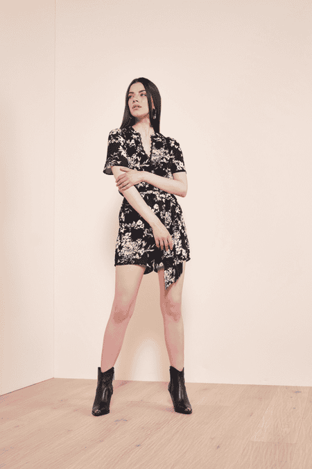 Jumpsuit mit floralem Print