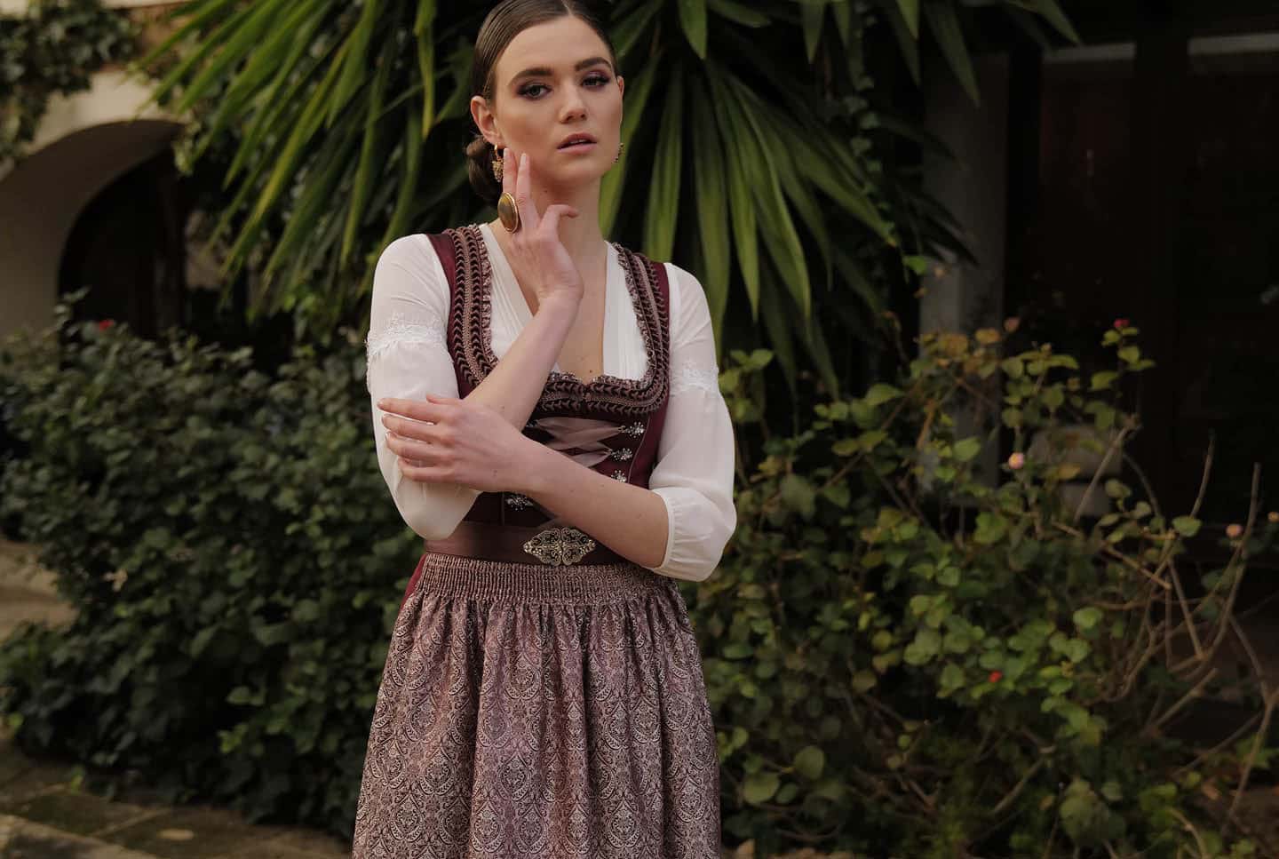 Kr\u00fcger Collection Dirndl room-khaki elegant Mode Traditionele jurken Dirndls Krüger Collection Kr\u00fcger Collection Dirndl room-khaki elegant Mode Traditionele jurken Dirndls Krüger Collection